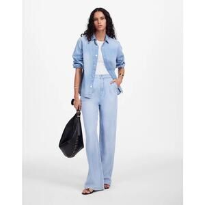 $138 Madewell Harlow Wide Leg Trouser Jeans - 25